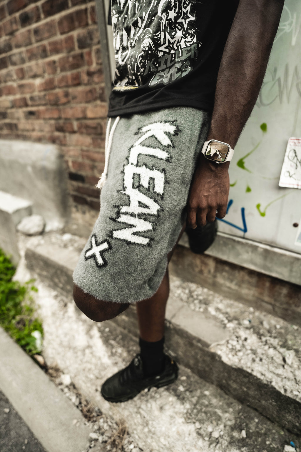 Mohair Shorts (Gray)