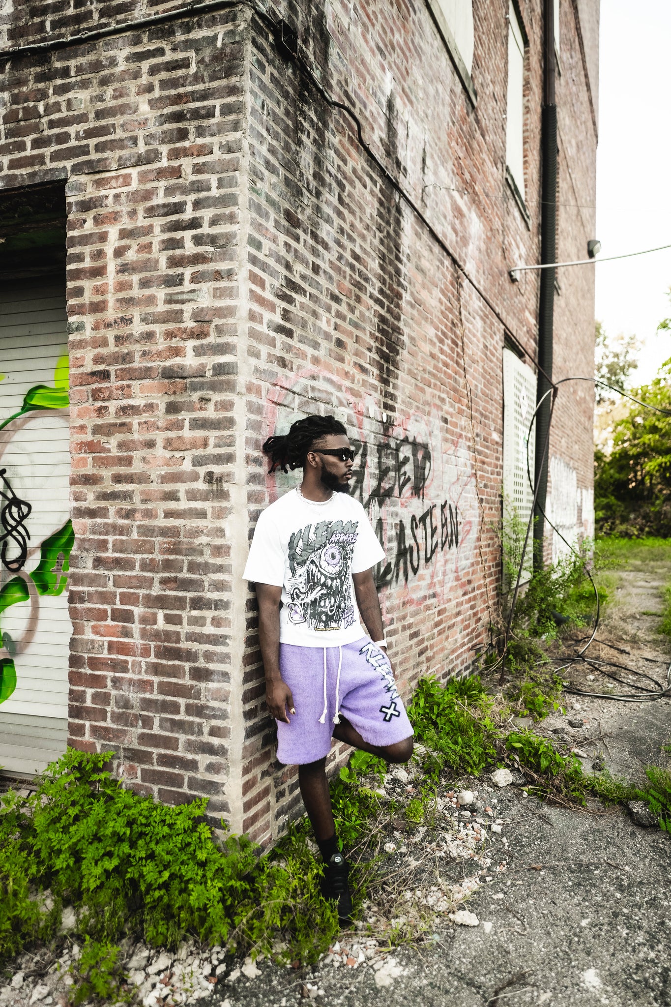 Killer eyes tee (Purple)